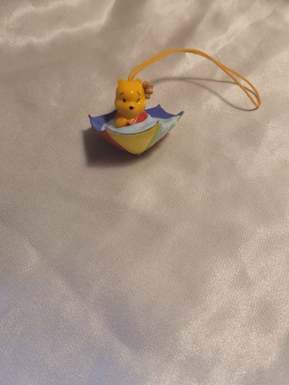 Peek A Pooh Winnie the Pooh Rainy Day Umbrella Charm - Yellow